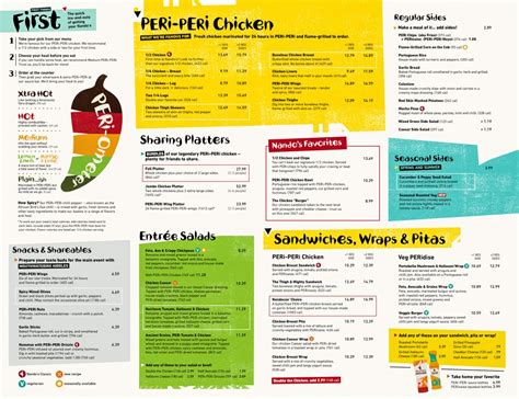 nando's peri-peri|nando's menu.